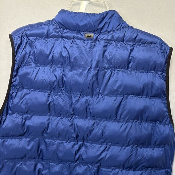 Michael Kors Men’s Puffer Vest Blue Quilted Size Large - Picture 5 of 11